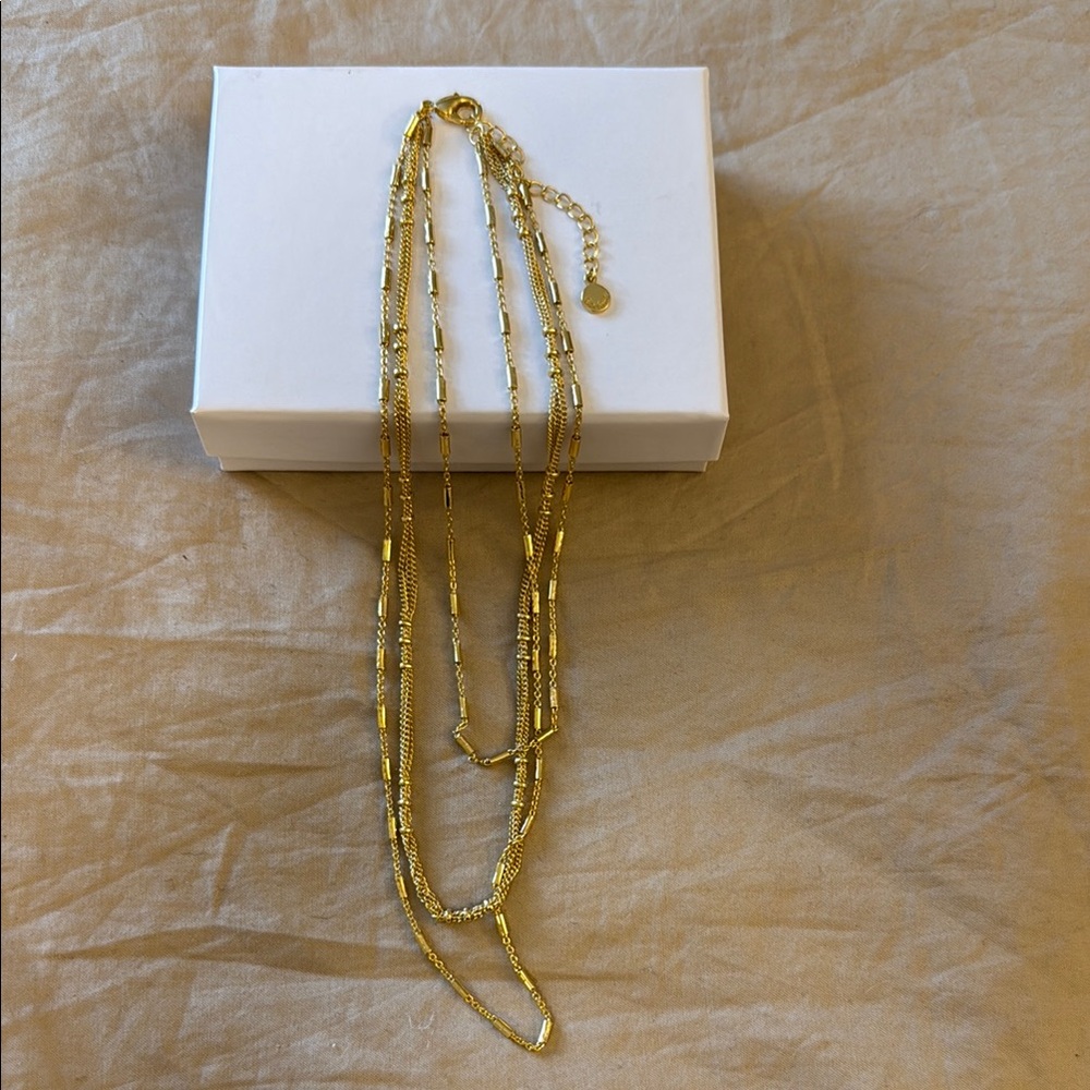 Gorjana 18k plated  Gold Layered Necklace